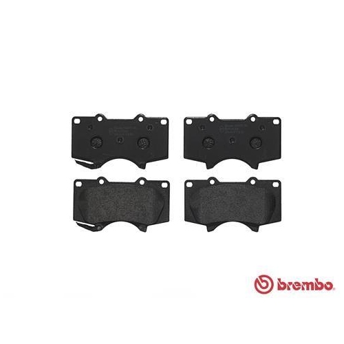 Placute frana Lexus Gx (Urj15 Grj15) 11.09-, Lx ( J2) 08.07-; Toyota 4 Runner 4 ( N21) 08.02-12.09, 4 Runner 5 ( N28) 03.09-, Fj Cruiser (Gsj1) 06.05-01.18, Hilux Platform / Chassis ( N1) 05.15-, Hilux 8 Pick-Up ( N1) 05.15-, Land Cruiser Prado ( J15) 07.