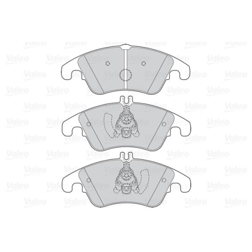 VALEO set placute frana,frana disc FIRST