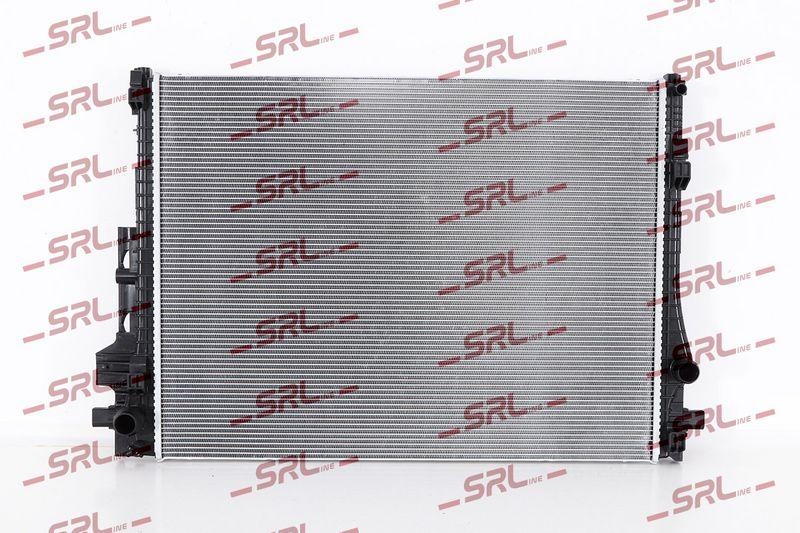 Radiator Volvo S60/V60 18-, S90/V90 16-, Xc60 17-, motor: 2.0 T, iesire - conector rapid stanga, 690x530x16, SRLine, Aluminiu/ Plastic brazat, 31684238; 32138766