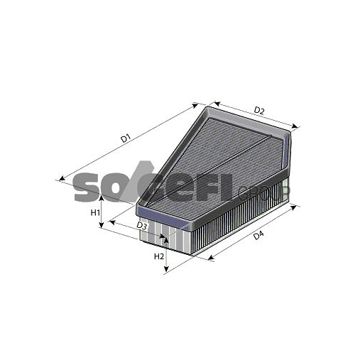 Filtru aer Coopersfiaam Filters PA7678