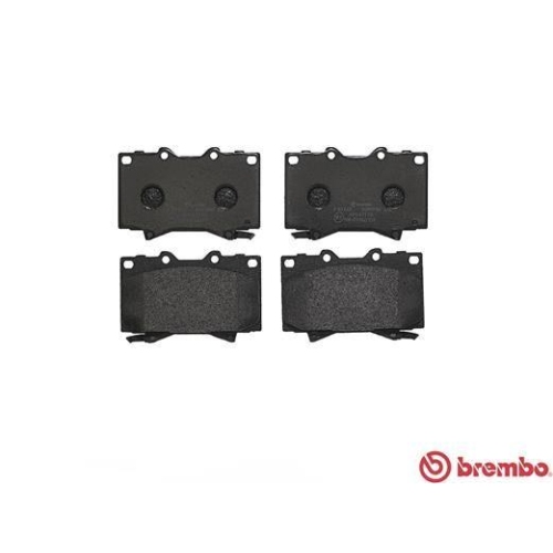 Placute frana Lexus Lx (Uzj100) 09.97-03.08; Toyota Land Cruiser 100 ( J1) 01.98-07.08, Fata, BREMBO