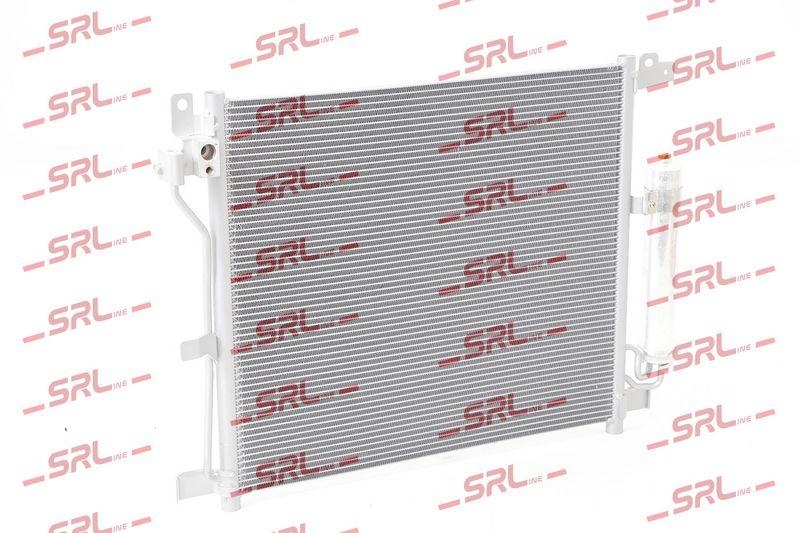 Condensator climatizare AC Nissan Juke 10-, motor: 1.5 dci, Condensator cu filtru uscator , 485(450)x410x16, SRLine, miez si rezervor din aluminiu brazat, 921001FE0B