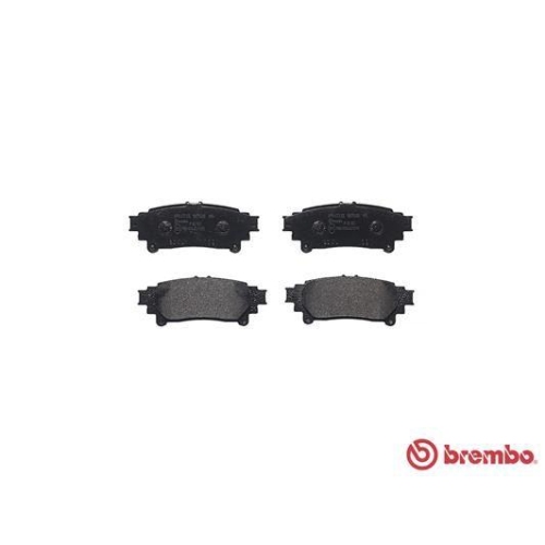 Placute frana Lexus Rx ( L1) 12.08-12.15; Toyota Highlander / Kluger ( U5) 12.13-03.21, Mirai (Jpd1) 12.14-05.20, Prius Plus ( W4) 05.11-, Sienna ( L3) 01.10-, Spate, BREMBO