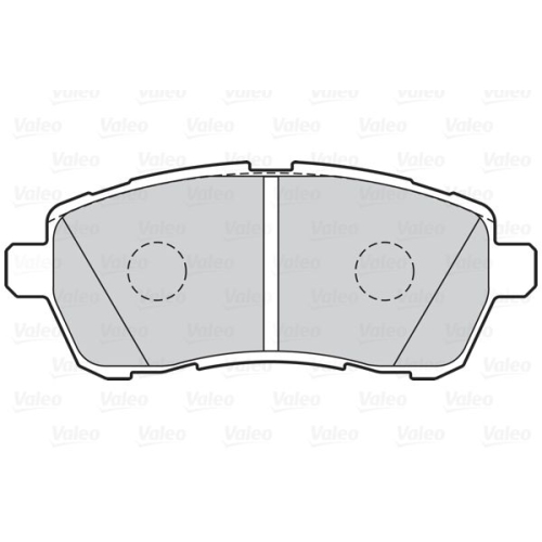 VALEO set placute frana,frana disc FIRST