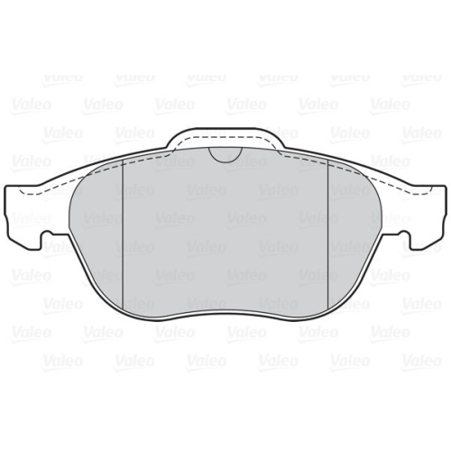 VALEO set placute frana,frana disc FIRST