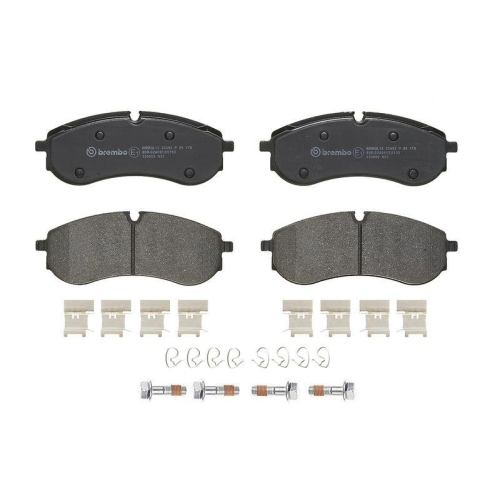 Placute frana Man Tge Box 02.17-, Tge Bus 02.17-, Tge (Uz) 11.16-; Vw Crafter Box (Sy Sx) 09.16-, Crafter Bus (Syi Syj) 09.16-, Crafter (Sz) 11.16-, Grand California Camper (Scb Scc) 04.19-, Spate, BREMBO