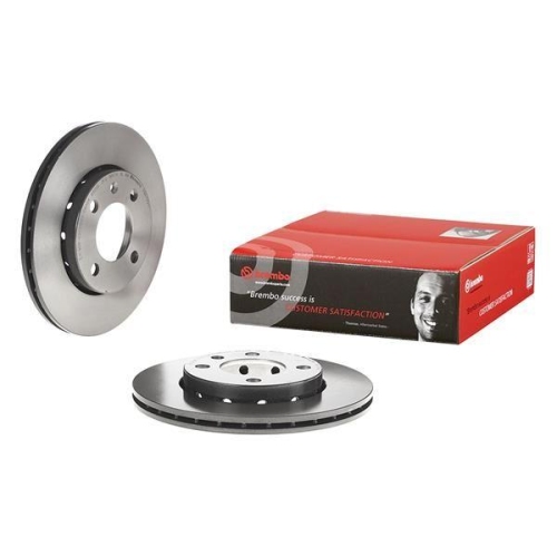 Set disc frana Seat Arosa (6h1) 05.97-06.04; Vw Lupo I (6x1 6e1) 09.98-07.05, Polo (6n2) 10.99-10.01, Polo 3 (6n1) 10.94-10.99, Polo Van Box / Liftback (6n1) 09.94-12.99, Fata, 239X18mm, ventilat, BREMBO