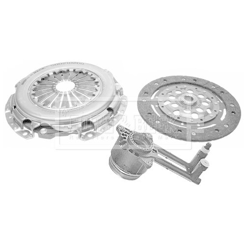 Kit ambreiaj Ford Fiesta 5 (Jh , Fiesta 5 Van, Fusion (Ju); Mazda 2 (Dy), 1.4 TDCi, 1.4 CD, BORG & BECK