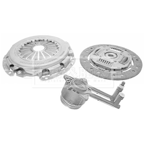 Kit ambreiaj Ford Fiesta 5 (Jh , Fiesta 5 Van, Fusion (Ju); Mazda 2 (Dy), 1.4 TDCi, 1.4 CD, BORG & BECK