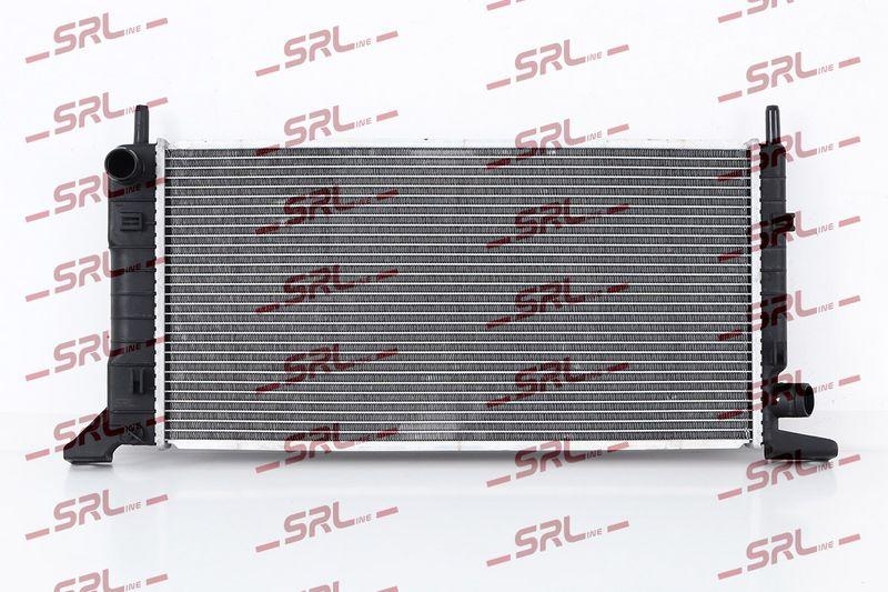 Radiator Ford Escort/Orion 86-90, motor: 1.6, 1.6 D, 1.8 D, 600x285x33, SRLine, Aluminiu/ Plastic brazat, 1643537; 6184413