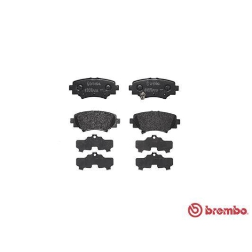 Placute frana Mazda 3 (Bm Bn) 07.13-, 3 Box / Liftback (Bm) 04.15-05.16, 3 Saloon (Bm Bn) 09.13-12.19, Spate, BREMBO