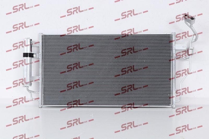 Condensator climatizare AC Nissan Leaf 10-17, motor: EV, Condensator cu filtru uscator , 639(600)x359x16, SRLine, miez si rezervor din aluminiu brazat, 92100-3NF0A