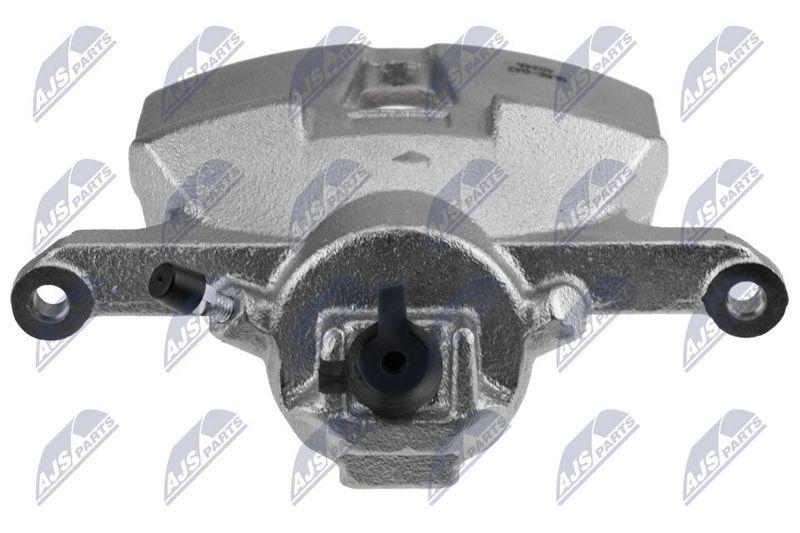 Etrier frana Renault Megane IV 2015-, Talisman 2015-, Arkana E-Tech 145 2021-, Captur II E-Tech 145, E-Tech 160 2020-; partea din fata, stanga; 410118694R; NTY, aftermarket