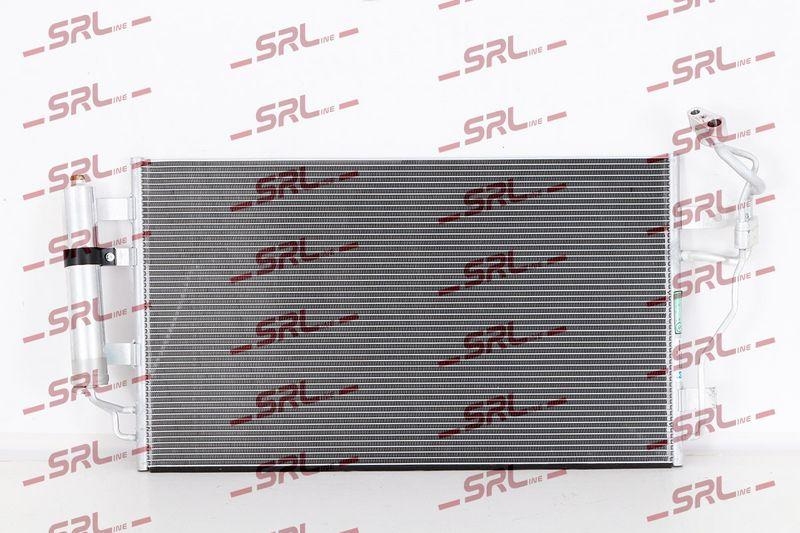 Condensator climatizare AC Nissan Leaf 17-, motor: EV, Condensator cu filtru uscator , 635(605)x357x12, SRLine, miez si rezervor din aluminiu brazat, 92100-5SA0A
