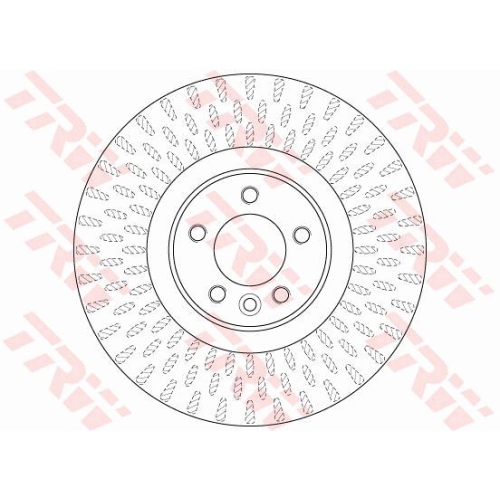 Disc frana TRW DF6508S, Fata