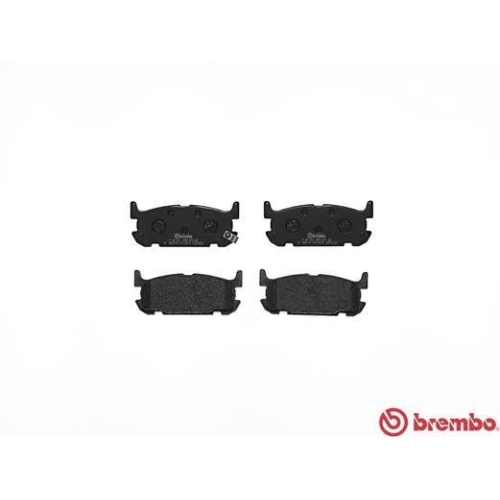 Placute frana Mazda Mx-5 2 (Nb) 01.98-10.05, Spate, BREMBO