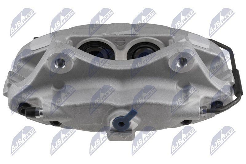 Etrier frana Tesla Model S 2012-, Model X 2015-; partea din spate, stanga, electric, sistem BREMBO; 1027643-00-A; NTY, aftermarket