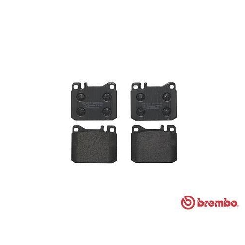 Placute frana Mercedes /8 (W114) 01.68-11.76, /8 (W115) 01.68-01.77, /8 Coupe (W114) 04.69-02.77, 123 (W123) 01.76-12.85, Clasa S (W116) 08.72-07.80, Sl (R107) 05.71-12.89, Sl Coupe (C107) 01.72-08.85, Fata, BREMBO