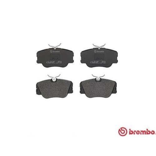 Placute frana Mercedes 124 (W124) 12.84-08.93, 190 (W201) 10.82-08.93, Clasa E (W124) 02.93-06.96, Clasa E Convertible (A124) 05.93-03.98, Clasa E Coupe (C124) 06.93-06.97, Clasa E T-Model (S124) 06.93-06.96, Fata, BREMBO