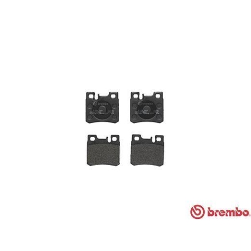 Placute frana Mercedes 124 Convertible (A124) 09.91-06.93, 124 (W124) 12.84-08.93, 190 (W201) 10.82-08.93, Clasa C (W202) 03.93-05.00, Clasa C T-Model (S202) 06.96-03.01, Clasa E (W124) 02.93-06.96, Clasa E (W210) 06.95-08.03, Clasa E Convertible (A124) 0