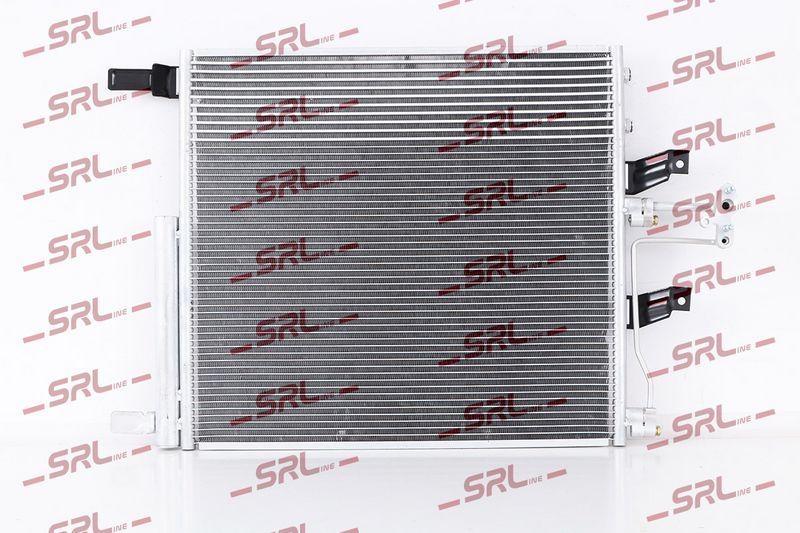 Condensator climatizare AC Dodge Ram 08-13; Ram 1500/2500/3500 12-19, motor: 3.7 V6, 4.7 V8, 5.7 V8, Condensator cu racitor ulei si uscator , 620 (570)x545x22, SRLine, miez si rezervor din aluminiu brazat, 52014588AB; 52014588AC