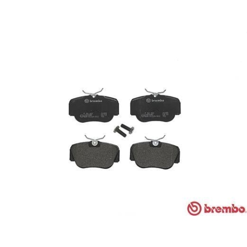 Placute frana Mercedes 190 (W201) 10.82-08.93, Fata, BREMBO