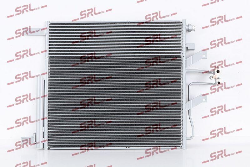 Condensator climatizare AC Ram 1500/2500/3500 18-, motor: 3.0 EcoDiesel, 3.6 V6, 5.7 V8, Condensator cu racitor ulei si uscator , 615(575)x555(540)x16, SRLine, miez si rezervor din aluminiu brazat, 68312697AA; 68312697AB