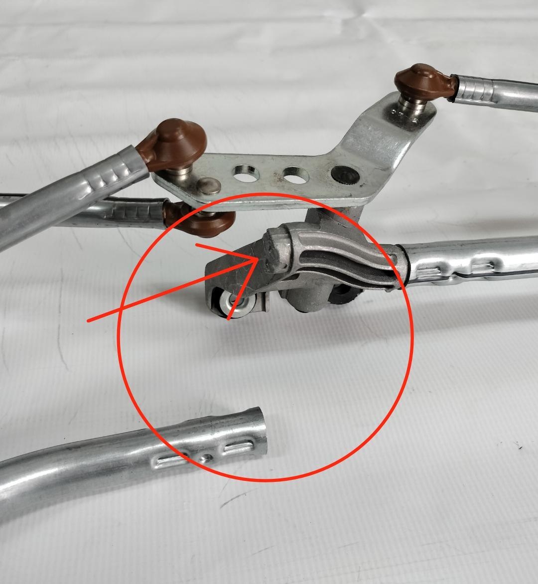 Mecanism stergator fara motoras Opel Meriva A, 05.2003-06.2010, fata; RUPT, SE POT FOLOSII PARGHIILE