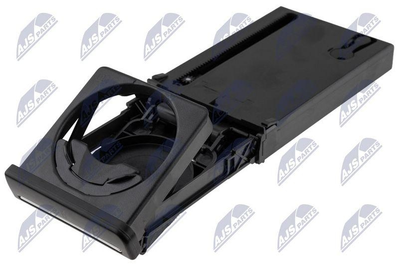 Suport pahar Audi A4 B6 2000-, A4 B7 2004-; cromat; 8E1862534K; NTY, aftermarket