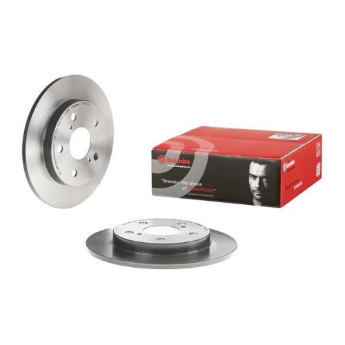 Set disc frana Toyota Auris ( E15) 10.06-09.12, Auris ( E18) 10.12-12.18, Corolla Saloon ( E18 Zre1) 06.13-02.21, Corolla Sedan ( E15) 10.06-12.18, Spate, 259X9mm, plin, BREMBO