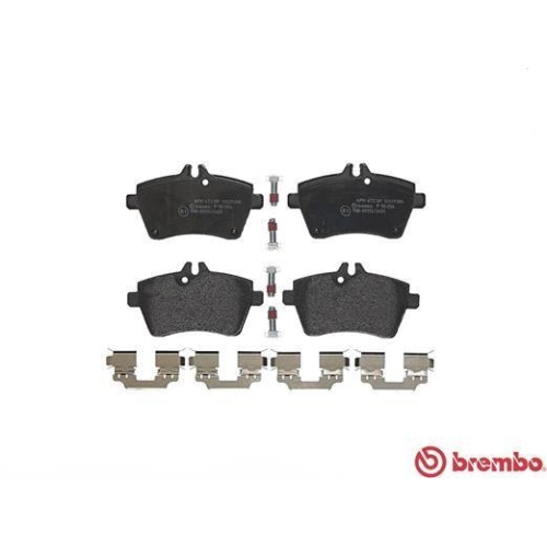 Placute frana Mercedes Clasa A (W169) 04.04-06.12, Fata, BREMBO