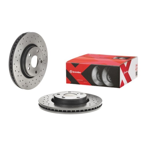 Set disc frana Toyota Auris ( E15) 10.06-09.12, Corolla Sedan ( E15) 10.06-12.18, Fata, 295X26mm, ventilat, BREMBO