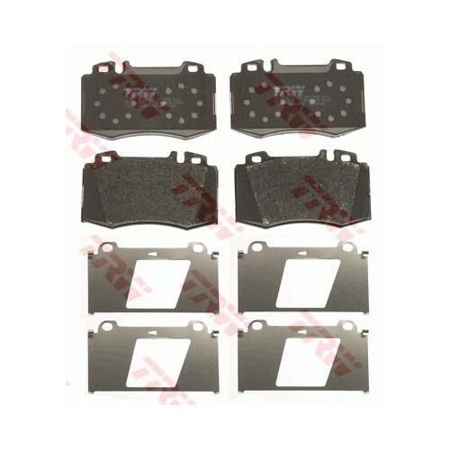 Set placute frana Trw GDB1454, parte montare : punte fata