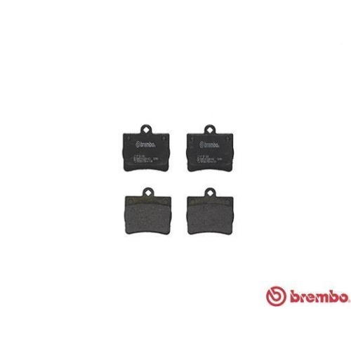 Placute frana Mercedes Clasa C (W202) 03.93-05.00, Clasa E Coupe (C124) 06.93-06.97, Spate, BREMBO