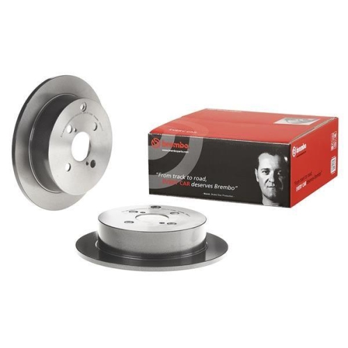 Set disc frana Toyota Corolla E12) 01.01-04.08, Corolla Estate ( E12) 03.01-12.08, Corolla Sedan ( E12) 08.00-12.08, Spate, 258X9mm, plin, BREMBO
