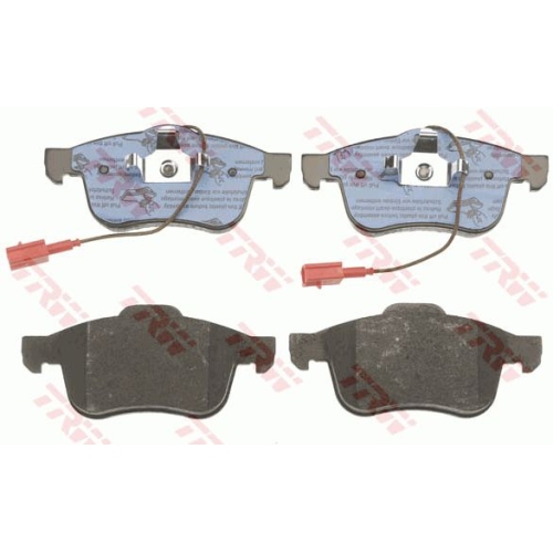 Set placute frana Trw GDB1647, parte montare : punte fata