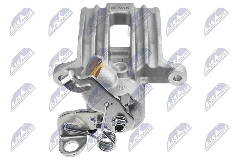 Etrier frana VW Polo VI 2017-, T-Cross 2019-, Taigo 2021-, Skoda Fabia IV 2021-, Kamiq 2019-, Scala 2019-, Seat Arona 2017-, Ibiza V 2017-, Audi A1 2018-; partea din spate, dreapta; 2Q0615424; NTY, aftermarket