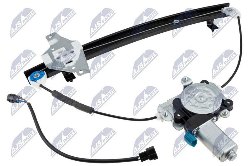 Macara geam Chevrolet Captiva 2006-; partea din fata, stanga, cu motoras; 25937972; NTY, aftermarket