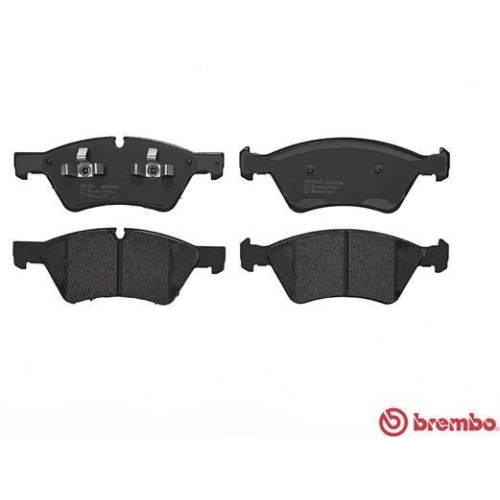 Placute frana Mercedes Clasa E (W211) 03.02-03.09, Clasa E T-Model (S211) 02.03-07.09, G-Class (W463) 09.89-12.18, Gl-Class (X164) 09.06-12.12, Clasa M (W164) 02.05-12.12, R-Class (W251 V251) 08.05-10.17, Fata, BREMBO