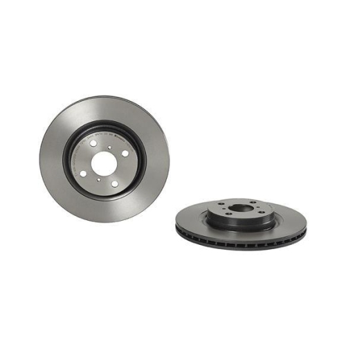 Set disc frana Toyota Yaris ( P13) 12.10-06.20, Yaris Box / Liftback ( P13) 10.12-06.20, Fata, 280X22mm, ventilat, BREMBO