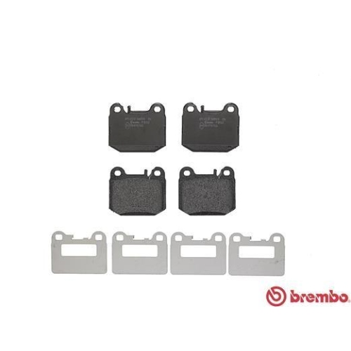 Placute frana Mercedes Clasa M (W163) 02.98-07.05, Spate, BREMBO