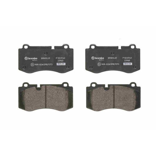 Placute frana Mercedes Cls (C219) 10.04-02.11, Clasa E (W211) 03.02-03.09, Clasa E T-Model (S211) 02.03-07.09, Clasa S (W221) 09.05-12.13, Clasa S Coupe (C216) 05.06-12.13, Sl (R230) 10.01-01.12, Fata, BREMBO