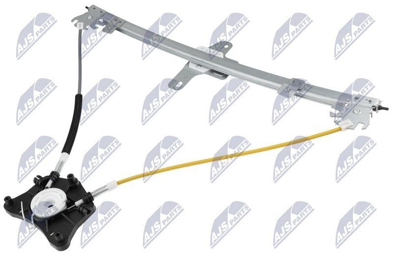 Macara geam Peugeot 407 2004-2010; partea din fata, stanga; 9221Q6; NTY, aftermarket