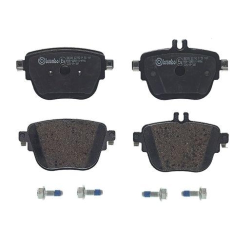 Placute frana Mercedes Cls (C257) 12.17-, Clasa E (W213) 01.16-, Clasa E All-Terrain (S213) 01.17-10.23, Clasa E Convertible (A238) 06.17-, Clasa E Coupe (C238) 12.16-, Clasa E T-Model (S213) 07.16-10.23, Spate, BREMBO