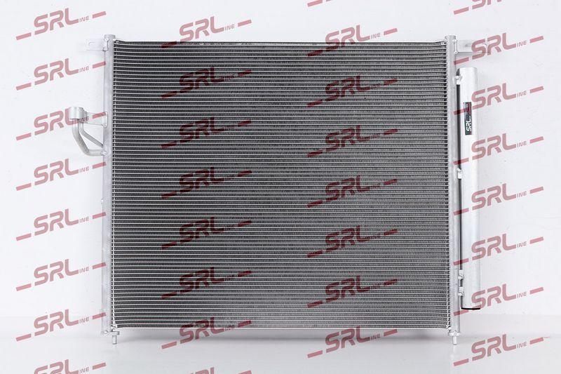 Condensator climatizare AC Ford Ranger 11-22, motor: 2.2 TDCI, 3.2 TDCI, Condensator cu uscator integrat , 645(595)x535(520)x12, SRLine, miez si rezervor din aluminiu brazat, 5139233; 5264360