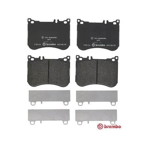 Placute frana Mercedes Cls (C257) 12.17-, Clasa E (W213) 01.16-, Clasa E Convertible (A238) 06.17-, Clasa E Coupe (C238) 12.16-, Clasa E T-Model (S213) 07.16-10.23, Clasa S (W222 V222 X222) 05.13-08.20, Clasa S Cabriolet (A217) 12.15-08.20, Clasa S Coupe