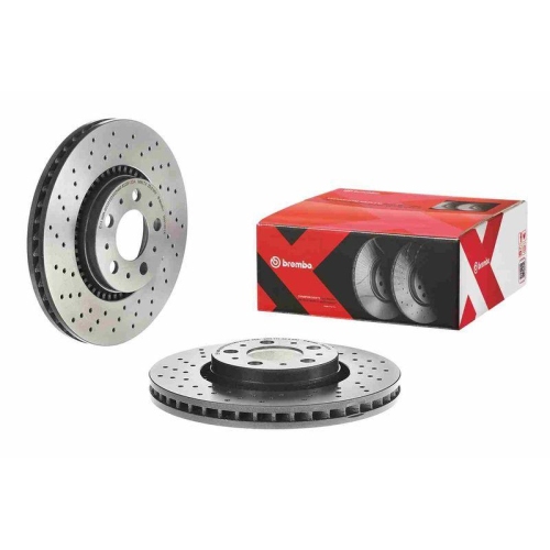 Set disc frana Volvo S60 I (384) 07.00-04.10, S80 I (184) 05.98-02.08, V70 I (875 876) 12.95-12.00, V70 2 (285) 11.99-12.08, Xc70 I Cross Country (295) 10.97-10.07, Fata, 305X28mm, ventilat, BREMBO