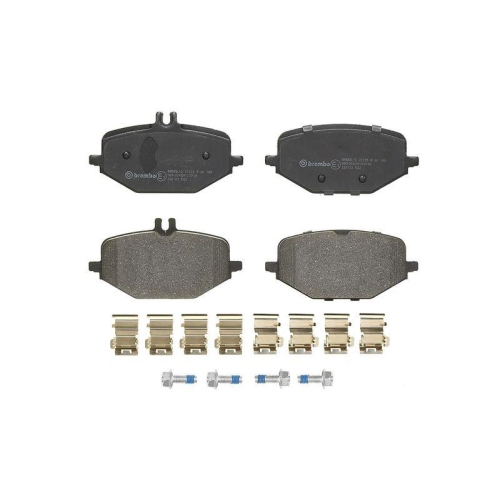 Placute frana Mercedes Gle (V167) 10.18-, Gle Coupe (C167) 11.19-, Gls (X167) 04.19-, Spate, BREMBO
