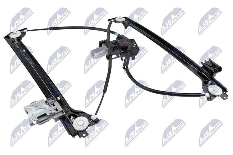 Macara geam Tesla X 2021-; partea din fata, dreapta, cu motoras; 1028819-00-F; NTY, aftermarket