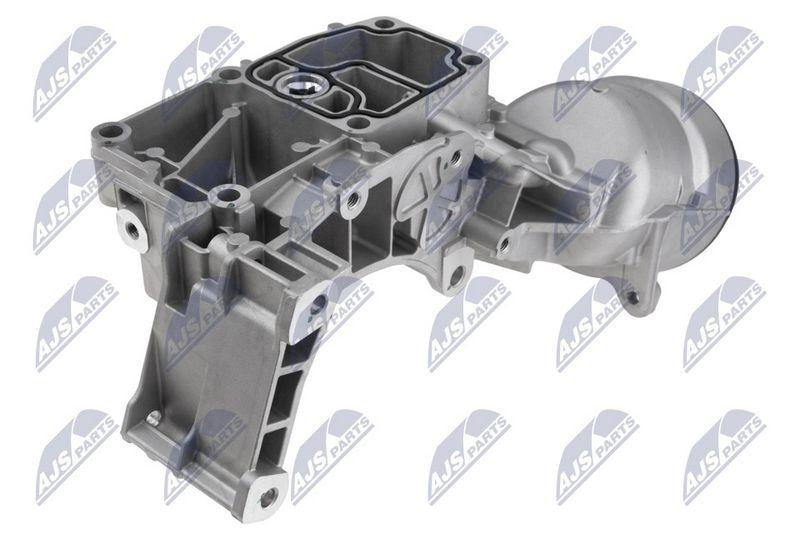 Capac, carcasa filtru ulei BMW Seria 320i, 323i, 325xi, 328i, 330i, 330xi 1997-, 520i, 523i, 525i, 530i 1995-, 520i, 525i, 530i 2001-, 728i 1995-, 730i 2003-, X3 2.5, 3.0 2003-, X5 3.0 2000-, Z3 2.8, 3.0 1998-, Z4 2.2, 2.5, 3.0 2002-; 11421713838; NTY